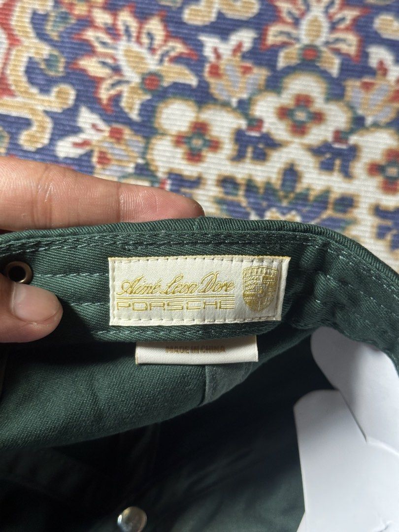Aime Leon Dore x Porsche Hat (Category: Caps & Hats) located in Manila. Submitted by knucklehead.ph (Listing ID 1433420496, Image 3). Description: Aime Leon Dore x Porsche Hat Brandnew Authentic No Issue with plastic zip.