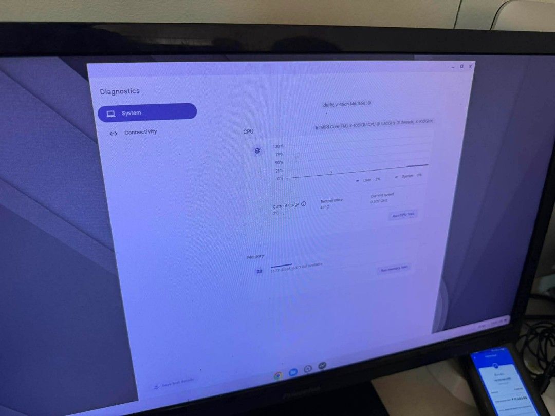 Asus ChromeBox (Category: Desktops) located in Manila. Submitted by happyearth.953a15 (Listing ID 1433409770, Image 3). Description: Asus ChromeBox I7 10th gen 16gb ram 128gb storage Chrome OS With power adapter No issue ✅ 💸💸 9,500 Location: San Andres bukid manila Pick up or deliver.