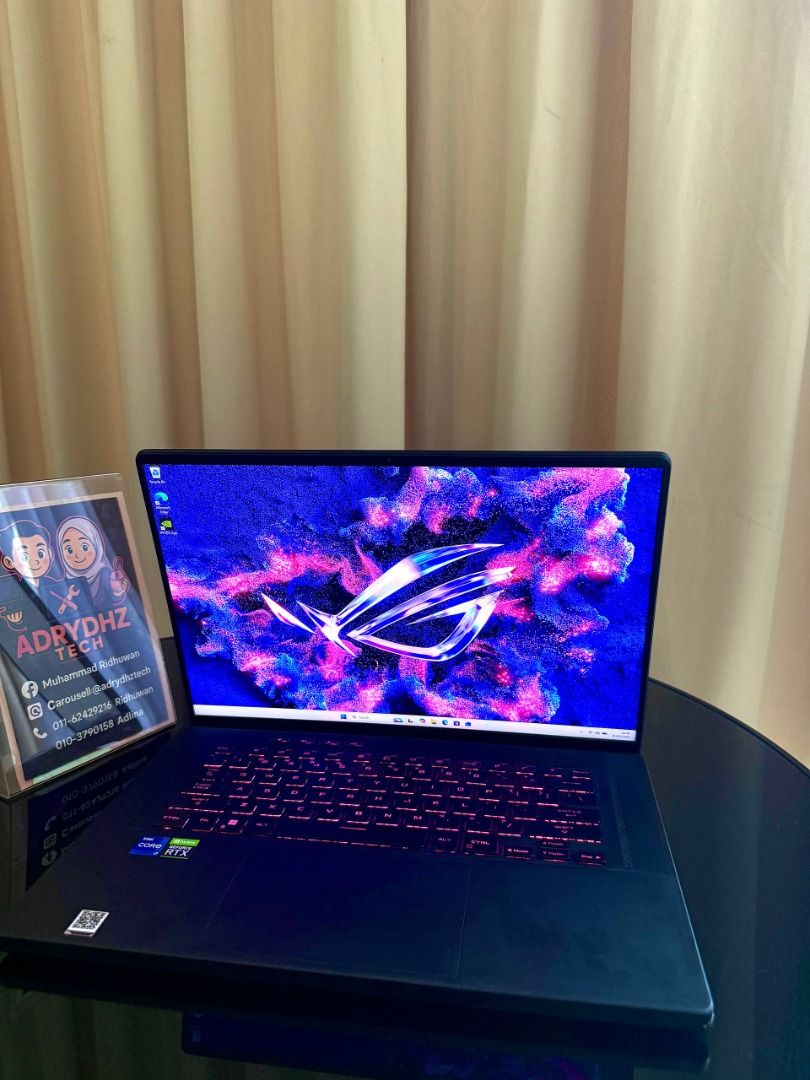 ASUS ROG Zephyrus M16 i7-12700H RTX 3060 | 2.5K 165Hz | LIKE NEW ...
