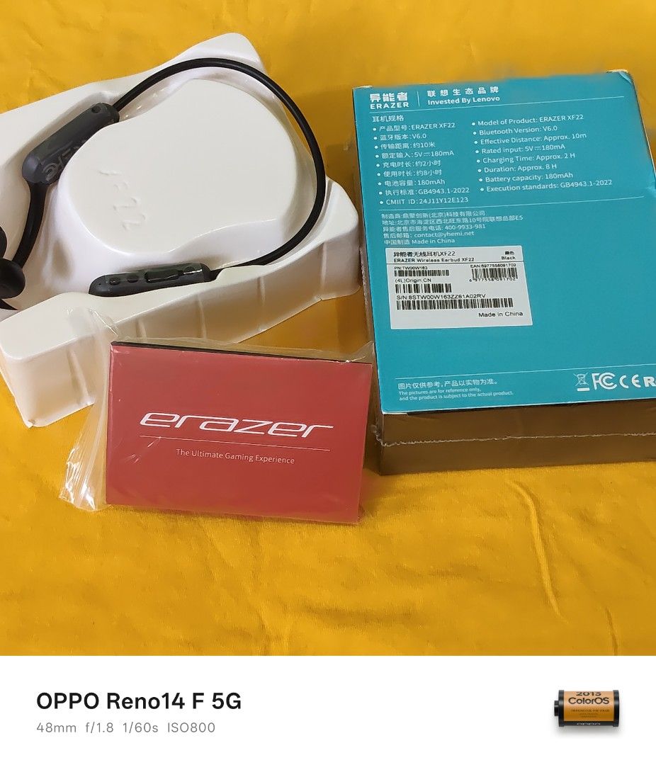 AUTHENTIC LENOVO BONE CONDUCTION 🎧 (Category: Headphones & Headsets) located in Paranaque City. Submitted by audioaddict0517 (Listing ID 1433404974, Image 2). Description: .
