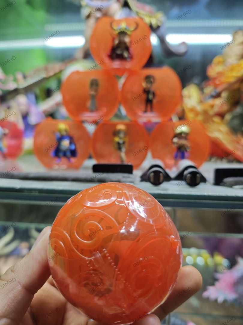 Bandai One Piece Gashapon Figure Kuro Onepi No Mi (Category: Figurines & Statues) located in Cainta. Submitted by iamho (Listing ID 1433576813, Image 3). Description: - One Piece Kuro figure. - From the Gashapon collection. - Features Kuro in a black suit and glasses. - Part of the 25th series. - Figure height: Approximately 2-3 inches. - Comes in an orange capsule. - Sealed Check out my other listings for more One Piece No Mi Gashapon figures av
