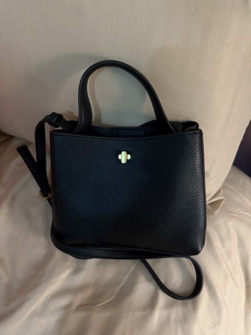 Black Soft Leather Mini Handbag (Category: Cross-body Bags) located in Pasay City. Submitted by prettystudio (Listing ID 1433533832, Image 1). Description: No flaws.