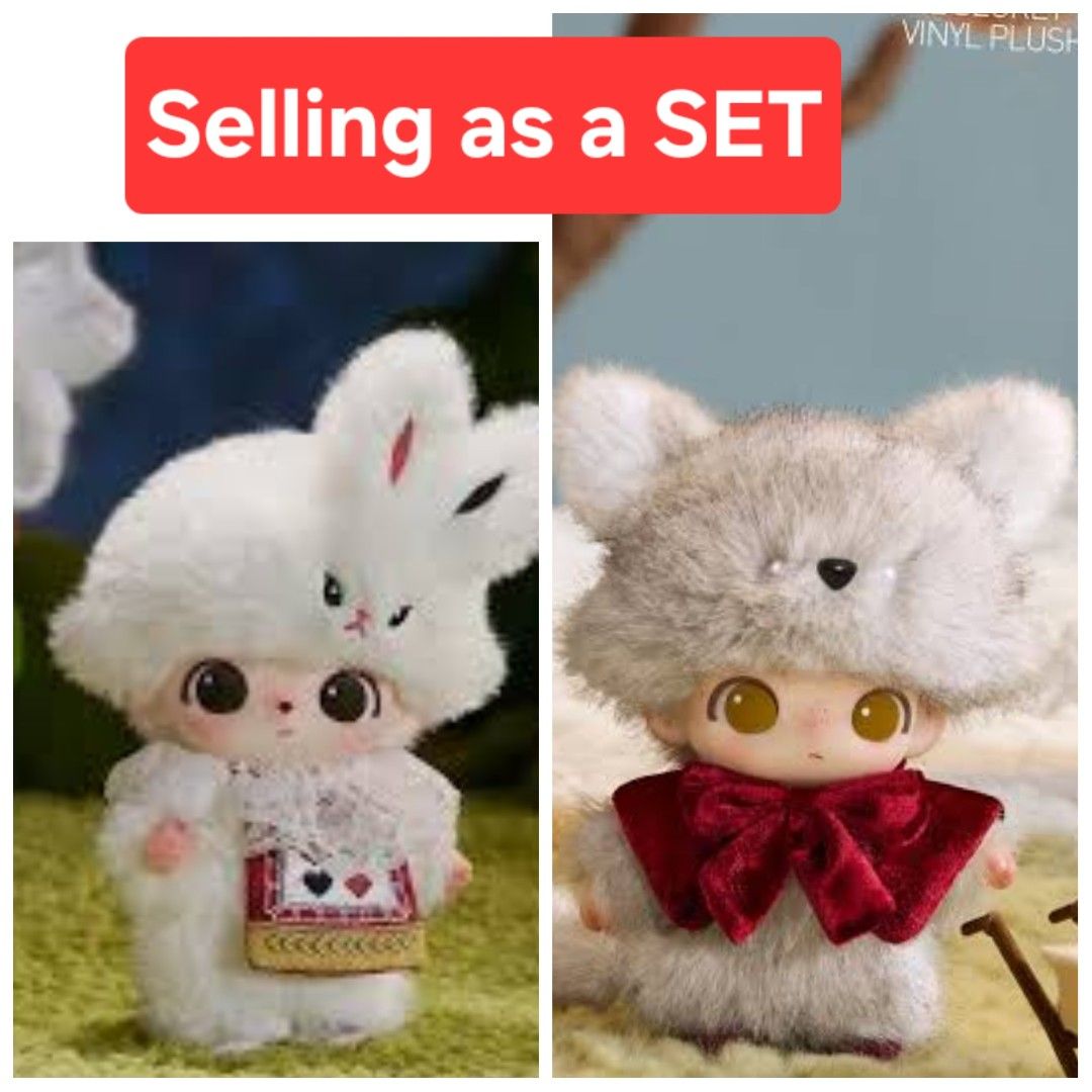 [BNIB] Pop Mart Dimoo Secret Theatre Club (Bunny & Wolf), Hobbies ...