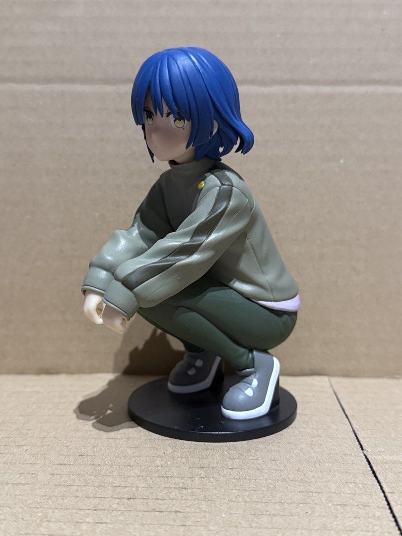 Bocchi the Rock! Bandai Spirits Yamada Ryo Sitting Figure (Category: Toy Figures) located in Singapore. Submitted by spring_summer (Listing ID 1433559711, Image 1). Description: Displayed on my shelf, no visible defects. Comes with box.