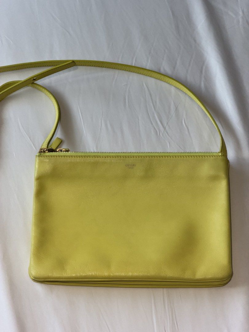 Celine Trio Yellow Crossbody Bag (Category: Luxury Bags & Wallets) located in Manila. Submitted by 4ever.markdown (Listing ID 1433470100, Image 3). Description: 100% guaranteed authentic or money back With authentication Location Binondo Manila Disclaimer:We are an independent reseller of pre-owned items. We are not affiliated with, endorsed by, or an authorized retailer of the brand featured. All trademarks, logos, and brand names remain the pro
