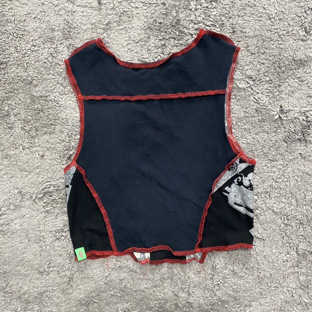 Ghostboy patchwork upcycled top (Category: Shirts) located in Shah Alam. Submitted by ketchuplemonade (Listing ID 1433449336, Image 2). Description: 1 of 1 Ghostboy top. Bought for around RM150 and selling it for very discounted price..