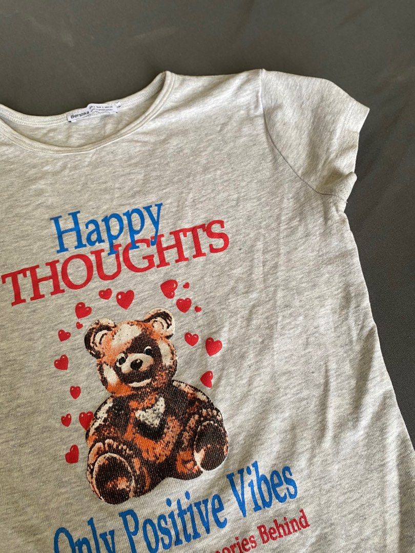 Cute Teddy Bear Graphic Gray Baby Tee (Category: Others Tops) located in Pasay City. Submitted by lovedby.mmm (Listing ID 1433489035, Image 3). Description: ۶ৎ small on tag ۶ৎ super cute, perfect for cafe dates/school/ootd ۶ৎ stretchable comfy fabric that hugs your body · · ─ ·ʚɞ· ─ · · ۶ৎ mop: gcash ۶ৎ mod: same day delivery (lalamove/grab) tags: brandy melville isa the label phia the label edikted shushi clothing hollister h&m miu the label pri