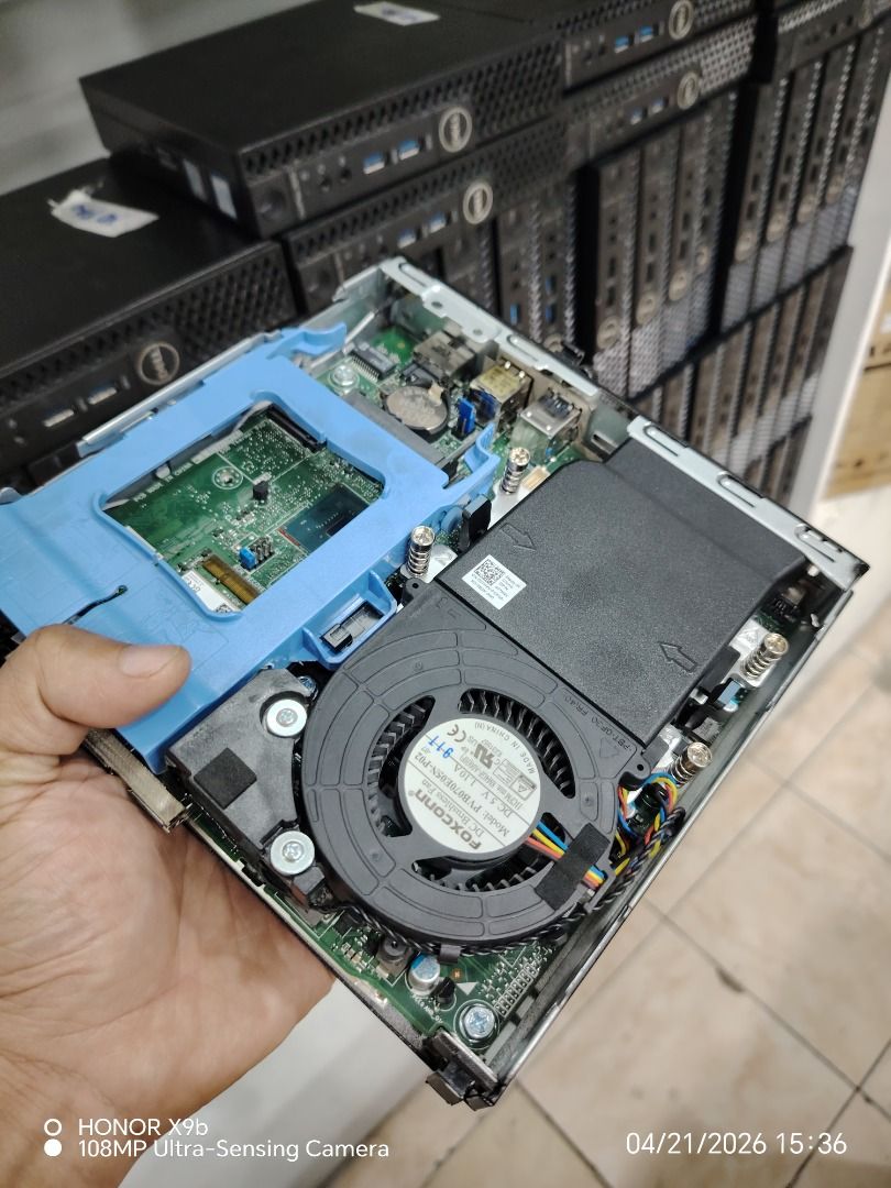 Dell OptiPlex 3060/3070 Barebone Mini PC (Category: Desktops) located in Caloocan City. Submitted by pherxtotz (Listing ID 1433474487, Image 3). Description: Good as new! Dell optiplex 3060/3070 Barebone 👌 -NO PROCE RAM STORAGE & ADAPTOR · good in 8th or 9th gen intel processor · upto 32gb ram · up to 2tb storage 3k each (open 4 bulk buying) Negotiable √ w/ 1 month warranty and 7days replacement 🏬 3rd Floor Gilmore IT Center 📍 Hong-Red Tech St