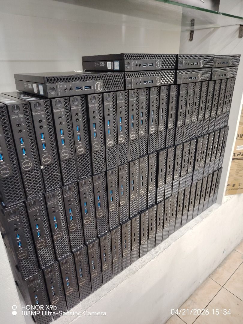 Dell OptiPlex 3060/3070 Barebone Mini PC (Category: Desktops) located in Caloocan City. Submitted by pherxtotz (Listing ID 1433474487, Image 2). Description: Good as new! Dell optiplex 3060/3070 Barebone 👌 -NO PROCE RAM STORAGE & ADAPTOR · good in 8th or 9th gen intel processor · upto 32gb ram · up to 2tb storage 3k each (open 4 bulk buying) Negotiable √ w/ 1 month warranty and 7days replacement 🏬 3rd Floor Gilmore IT Center 📍 Hong-Red Tech St