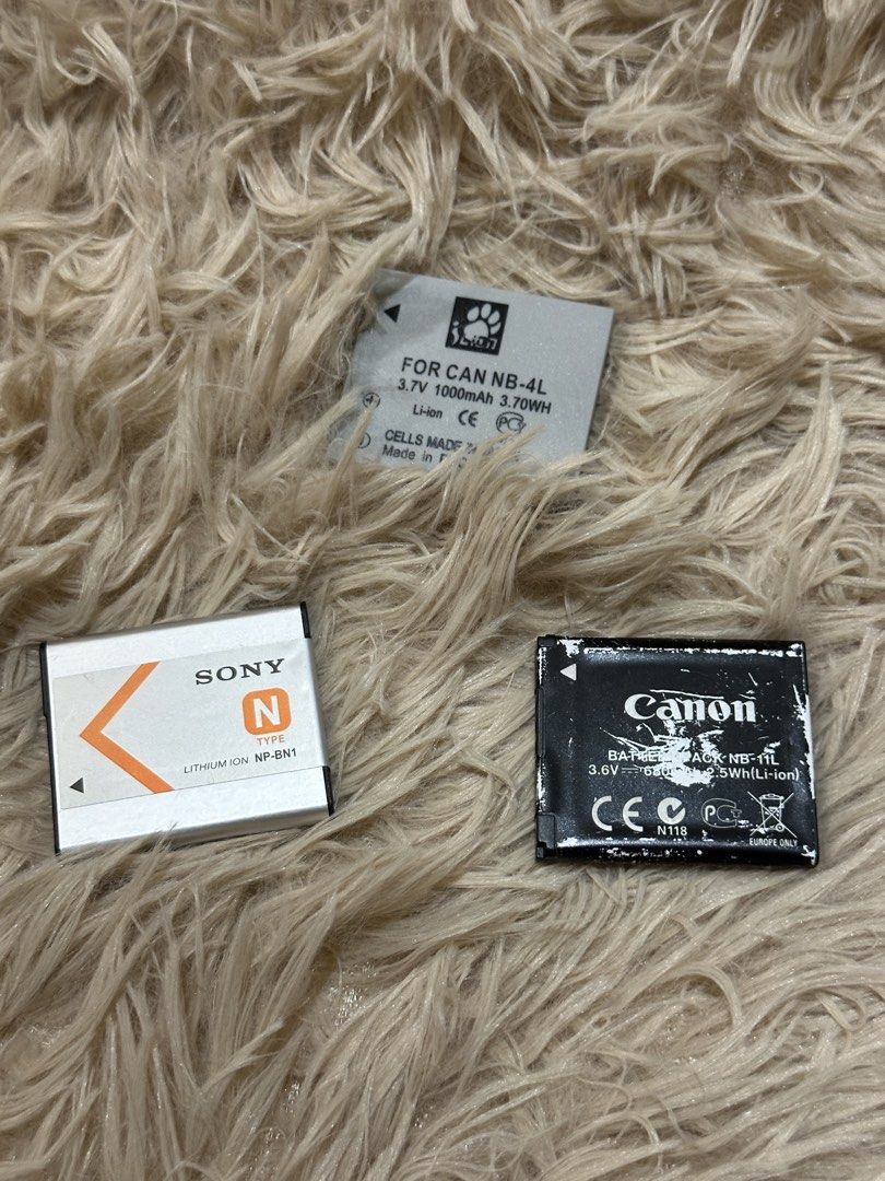 digicam batteries (Category: Cameras) located in Manila. Submitted by founduven (Listing ID 1433443167, Image 1). Description: CANON NB 4L : 350 .