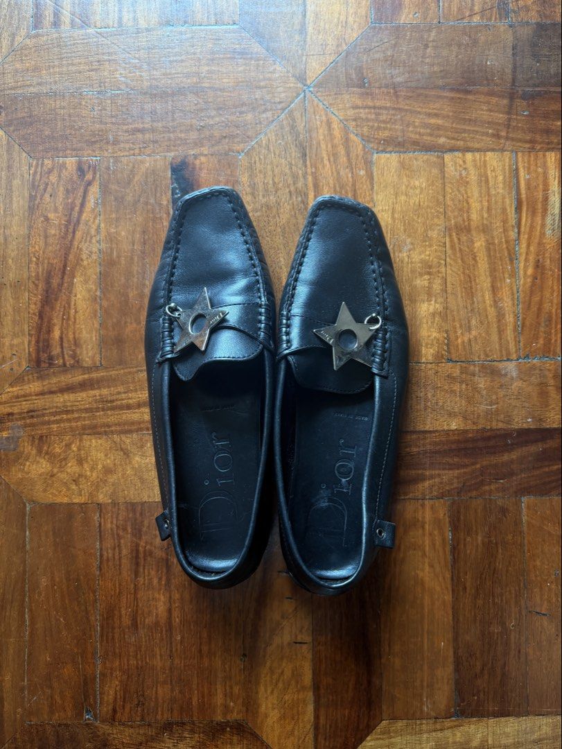 Dior Hardcore Black Loafers (Vintage) (Category: Loafers) located in Makati City. Submitted by guuhhb (Listing ID 1433422381, Image 1). Description: - Dior Hardcore Star Black Loafers - 100% Authentic - Size EU38 / 24.5cm - Best fit for people with slim feet RFS: Doesn’t fit me.
