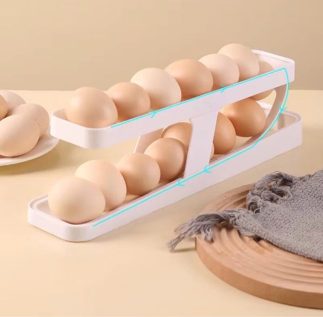 Double-Layer Egg Storage Rack (Category: Storage Boxes & Baskets) located in Mandaluyong City. Submitted by chmrxx (Listing ID 1433397536, Image 2). Description: New.