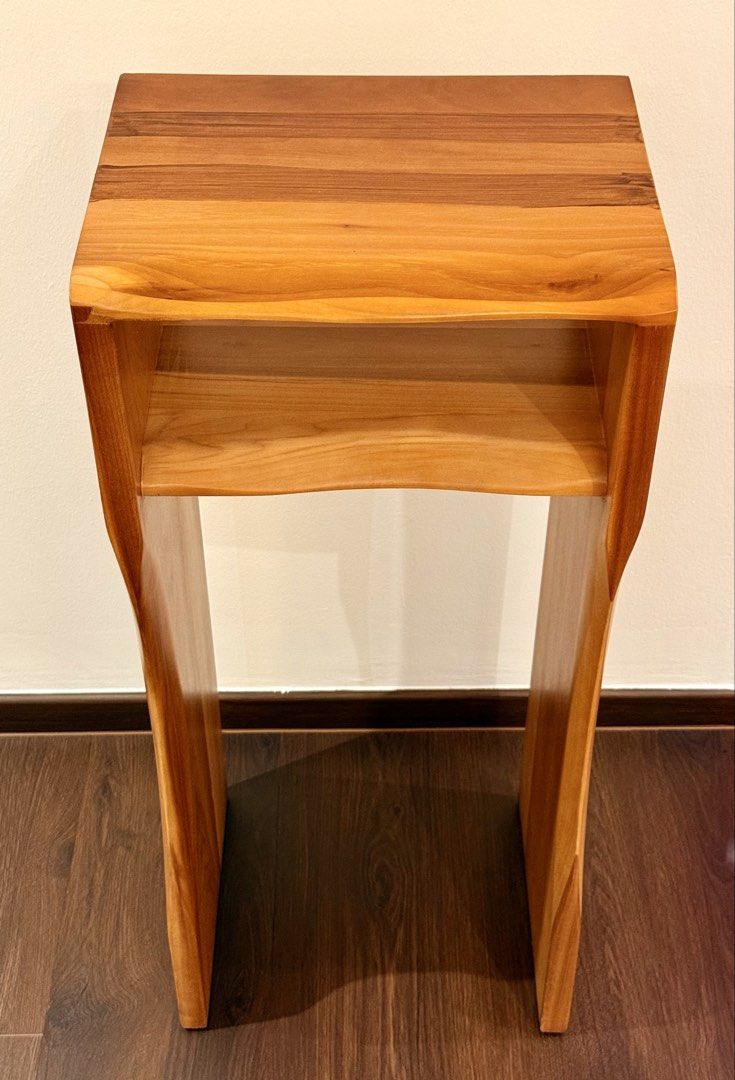 Handmade Wooden Tall Table