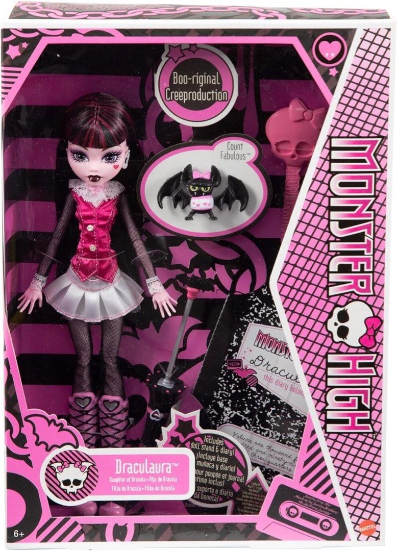ISO: Monster High Draculaura Creeproduction Doll (Category: Figurines & Statues) located in Manila. Submitted by samshopping22 (Listing ID 1433539952, Image 1). Description: Hello! I’m currently looking for a draculaura creeproduction OOB is better than in box My budget is 2 - 2.5k, Thank you !! I’m good with missing pieces like count dracula and umbrella as long as they have their full outfit (a plus if with diary hehe) .