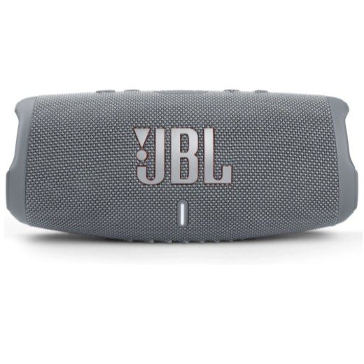 JBL Charge 5 Portable Bluetooth Speaker (Category: Soundbars, Speakers & Amplifiers) located in San Juan City. Submitted by karlsarmientozxc (Listing ID 1433427246, Image 1). Description: - JBL Charge 5 portable Bluetooth speaker - Features the JBL logo - Stylish gray color - Cylindrical shape with a mesh-like texture - Easy-to-use control buttons on top COMPLETE SET WITH BOX.