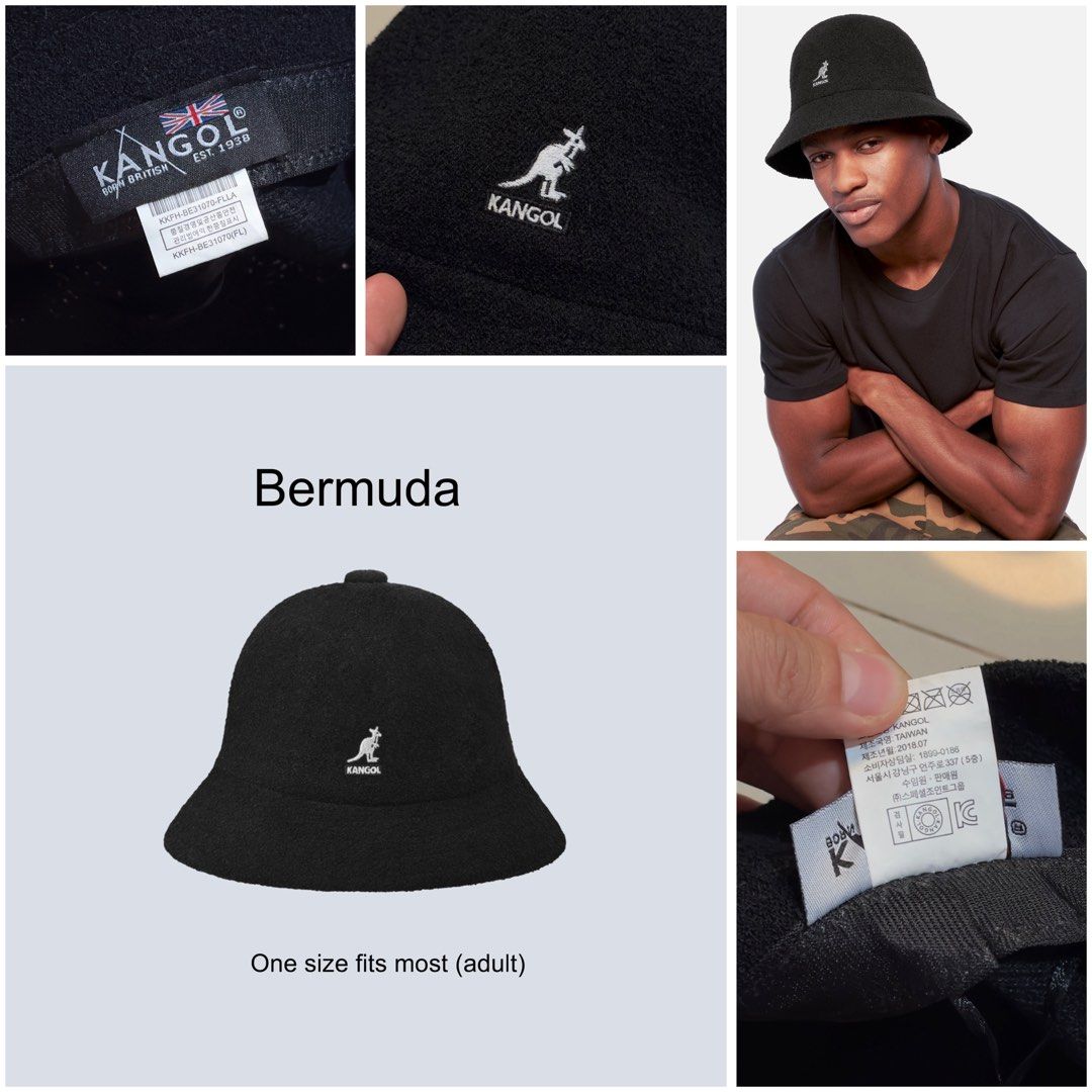 Kangol Bermuda Bucket Hat Black (Category: Caps & Hats) located in Digos. Submitted by appareall (Listing ID 1433491550, Image 2). Description: E1-066 One size fits most.