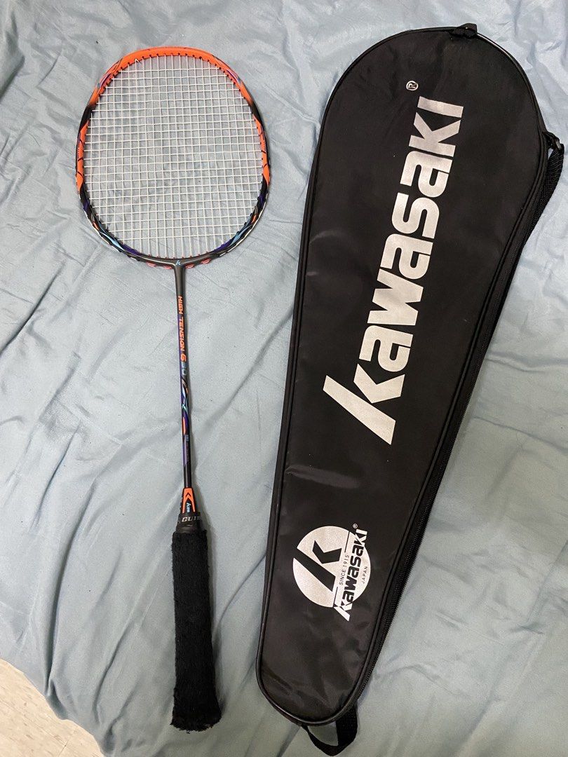Kawasaki High Tension G30 (Category: Racket and Ball Sports) located in Quezon City. Submitted by vance17 (Listing ID 1433517765, Image 1). Description: Kawasaki High Tension G30 (Like New) Condition: 10/10 (Used only once, practically brand new. No scratches, no paint chips.) Selling my Kawasaki High Tension G30 badminton racket. It’s in pristine condition and has barely been touched. I purchased this originally from Chris Sports for Php 2,600, 