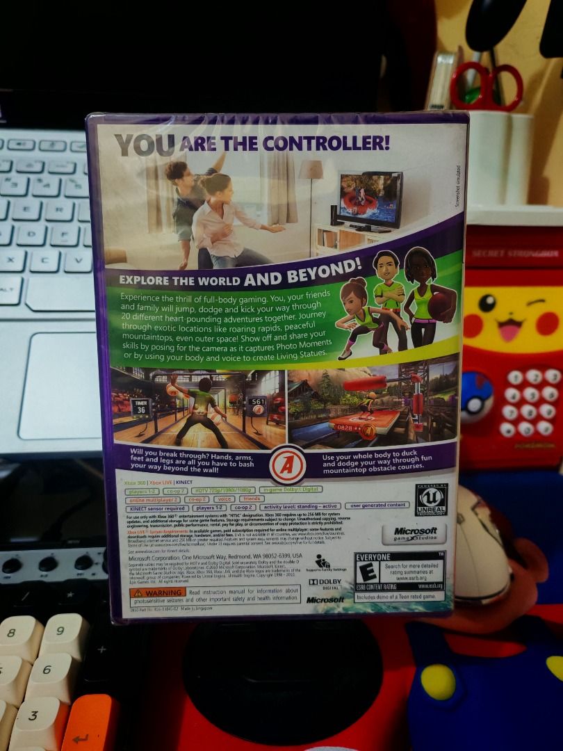 KINECT ADVENTURES! XBOX 360 (Category: Xbox) located in Santa Rosa. Submitted by tristanmunoz (Listing ID 1433428715, Image 2). Description: FOR SALE!!! Php 800 KINECT ADVENTURES! XBOX 360 NTSC BRAND NEW / FACTORY SEALED 100% Authentic Tested working condition Can do video calls Warranty: 24 hours testing warranty, will do change/return if item are proven damaged (will be void if defect is caused by accident, misuse, negligence, including tamperi
