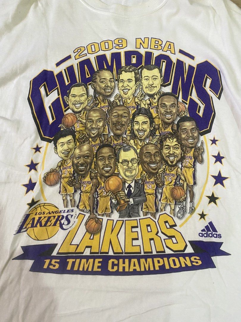 Lakers Shirts (Category: Tshirts & Polo Shirts ) located in Baguio. Submitted by dmnddnmd (Listing ID 1433452267, Image 2). Description: Baka may gusto 💜LAL💛 BNDS vtg Hanes sando 22x30 @₱1.2k Adidas 2k9 champs Caricature (M) 21x27 @₱700 Pangasinan Loc 🙏🙏🙏🙏.