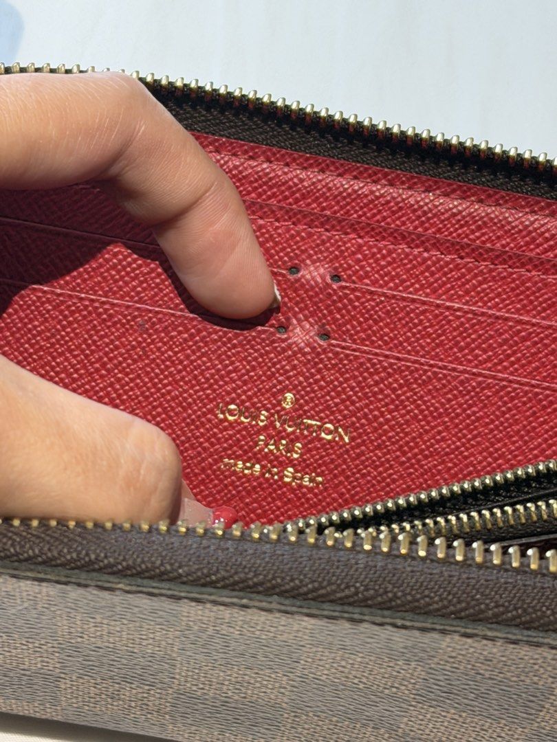 Louis Vuitton Clemence Zippy Wallet (Category: Luxury Bags & Wallets) located in Manila. Submitted by 4ever.markdown (Listing ID 1433473576, Image 3). Description: 100% guaranteed authentic or money back With slight damage see last photo Location Binondo Manila Disclaimer:We are an independent reseller of pre-owned items. We are not affiliated with, endorsed by, or an authorized retailer of the brand featured. All trademarks, logos, and brand nam