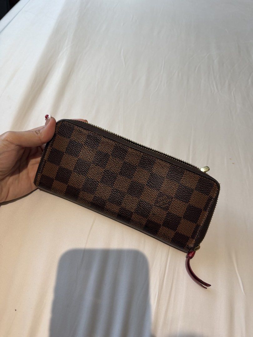 Louis Vuitton Clemence Zippy Wallet (Category: Luxury Bags & Wallets) located in Manila. Submitted by 4ever.markdown (Listing ID 1433473576, Image 2). Description: 100% guaranteed authentic or money back With slight damage see last photo Location Binondo Manila Disclaimer:We are an independent reseller of pre-owned items. We are not affiliated with, endorsed by, or an authorized retailer of the brand featured. All trademarks, logos, and brand nam
