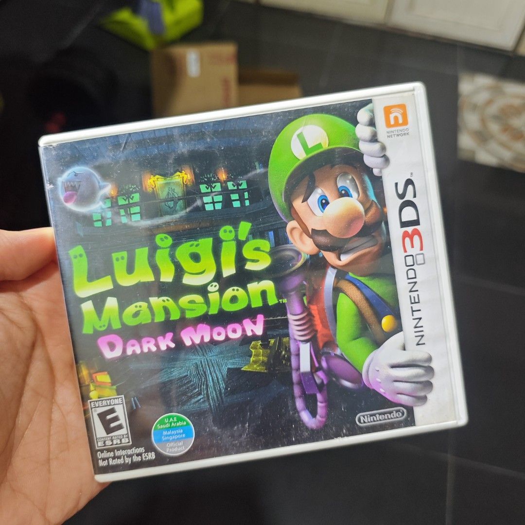 Powder 3ds Luigis Mansion Dark Moon 3DS Game US, Video Gaming, Video Games ...