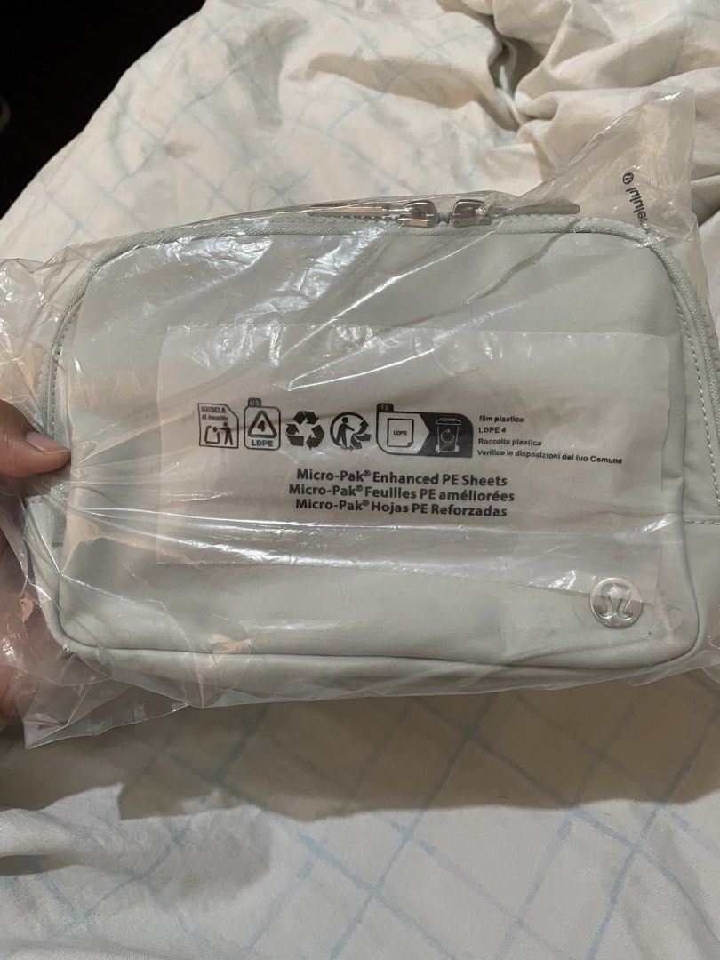 Lululemon Everywhere Belt Bag - Silver (Category: Cross-body Bags) located in Magalang. Submitted by bncdb (Listing ID 1433401089, Image 3). Description: - Lululemon Everywhere Belt Bag - Color: Silver - Brand new, still in original packaging - Zippered main compartment - Adjustable strap - Lululemon logo on front - Authentic - rfs: not into belt bags gcash payment: lbc cop/j&t 📍pampanga.