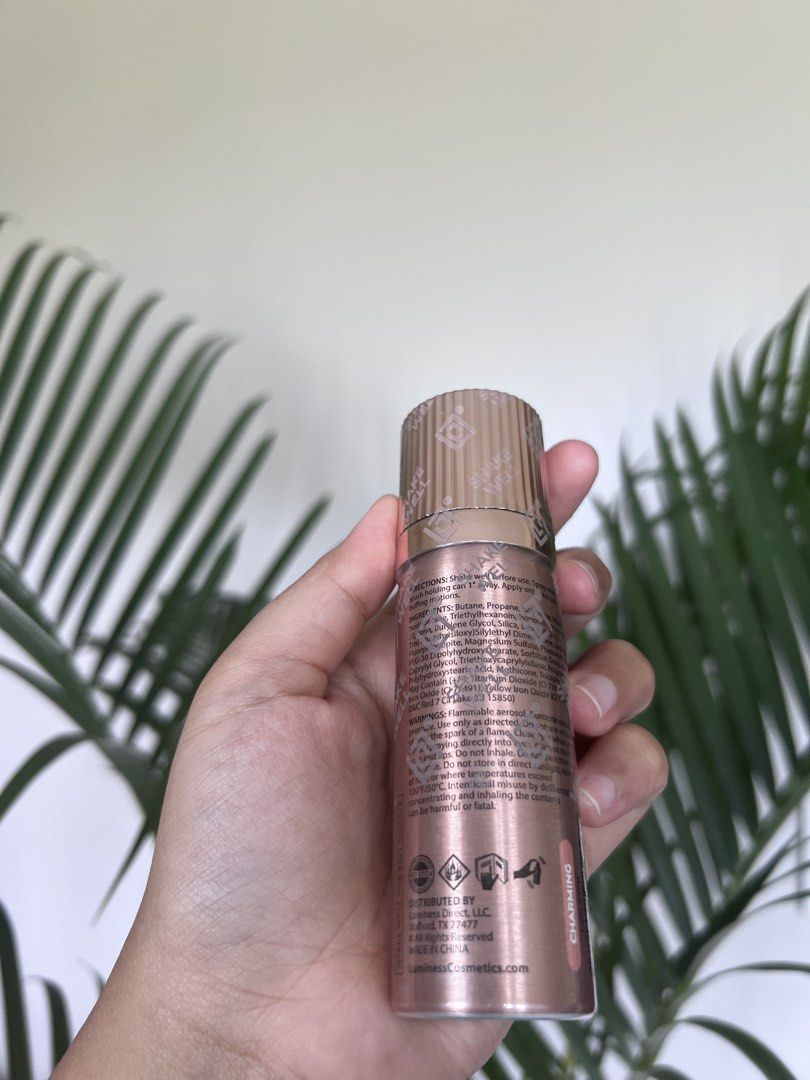 Luminess Airbrush Spray Blush Mist (Category: Makeup) located in Manila. Submitted by passionfunder (Listing ID 1433433726, Image 2). Description: 🌟 What it is: A fine mist spray blush that is lightweight and easy to blend for a subtle tint of color 🌟 What it does: To add a hint of color and enhance any makeup look ❣️ Why you’ll love it: Buildable color and coverage is universally flattering color for all skin tones 📷 Image 3 is proof that the