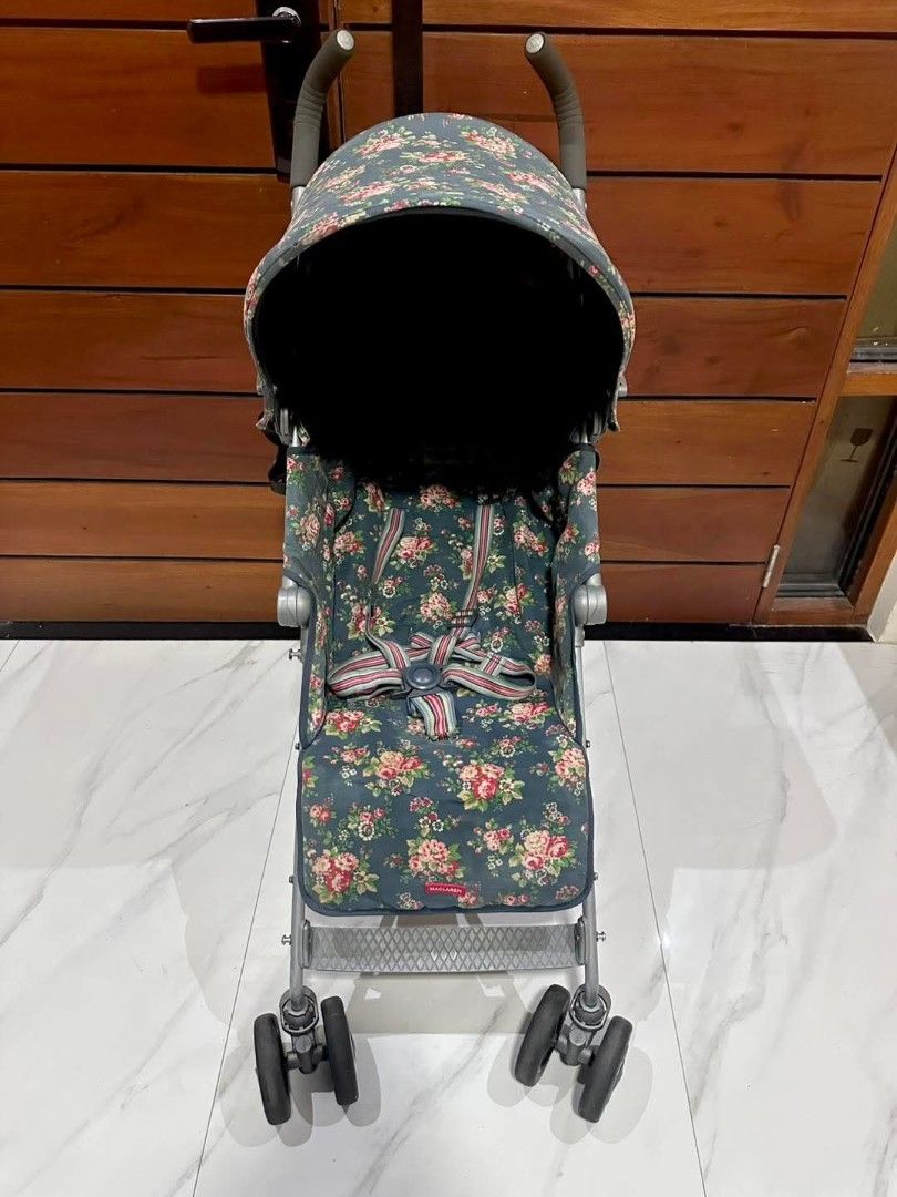 Maclaren Quest x Cath Kidston Stroller (Category: Strollers) located in Quezon City. Submitted by dannikkishoppe2 (Listing ID 1433525618, Image 3). Description: Maclaren Quest x Cath Kidston Stroller ‼️₱4800‼️ *lightweight /compact fold *good condition *for newborn and up Please manage your expectations as there might be minimal flaws. Color may vary due to lighting, it may appear darker or lighter in person. Check photos first before buying. Ple