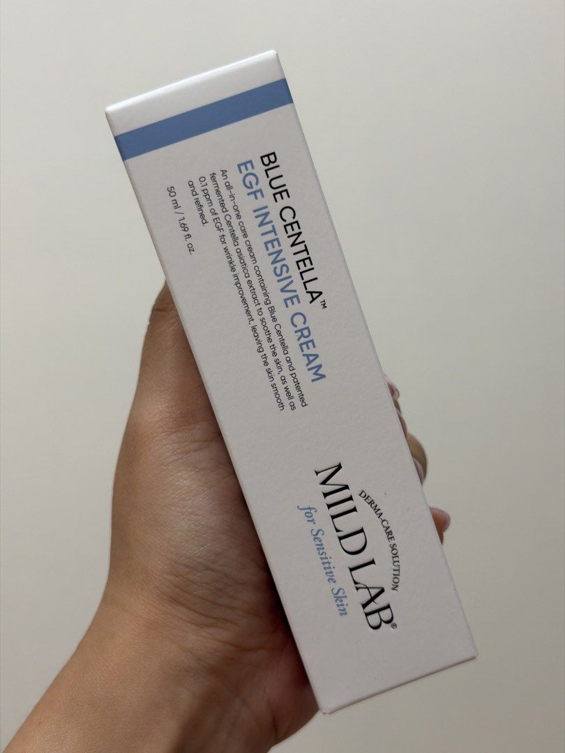Mild Lab Blue Centella EGF Intensive Cream (Category: Face Care) located in Quezon City. Submitted by ms.glamdeclutter (Listing ID 1433501723, Image 1). Description: .