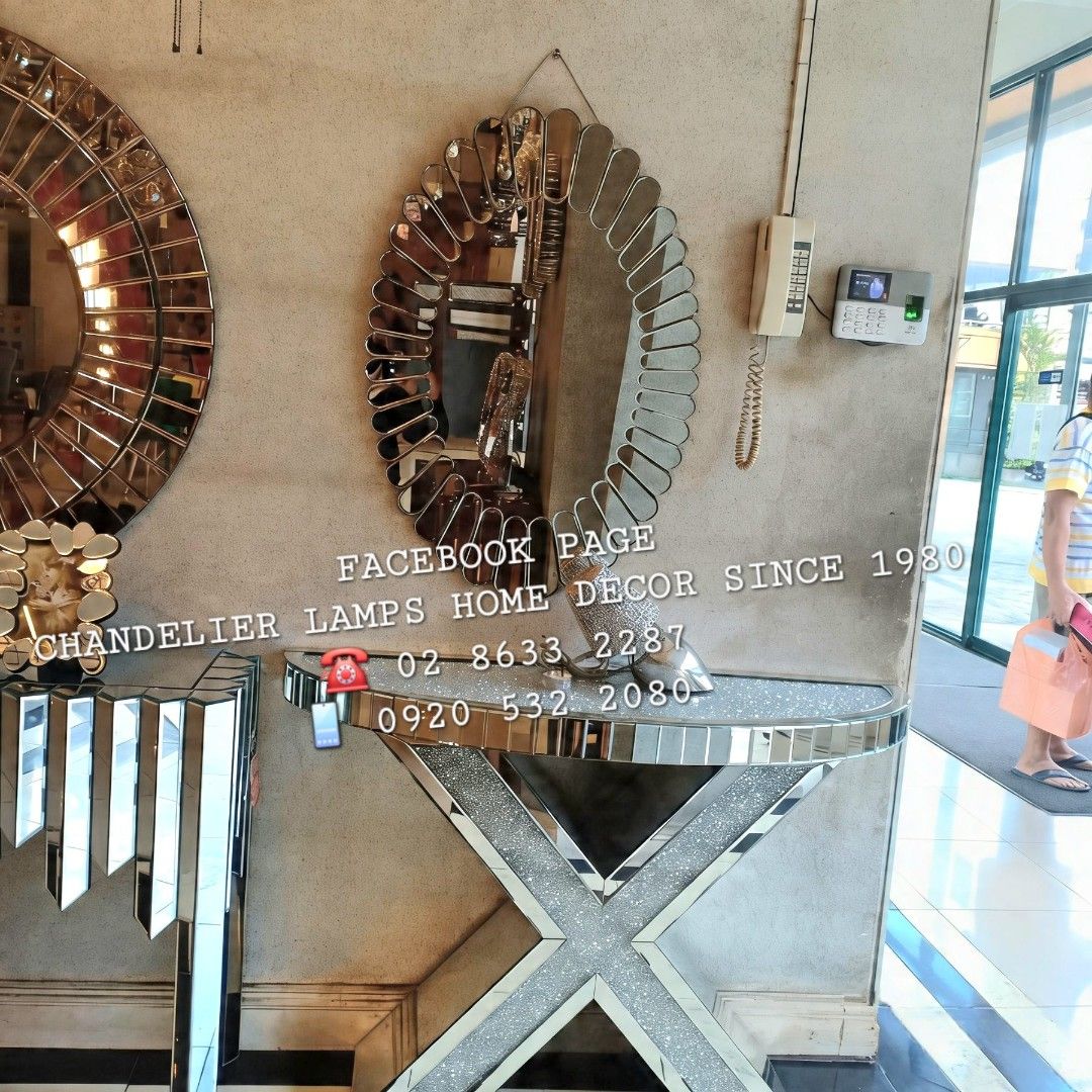 Mirror and table console complete set package (Category: Tables & Sets) located in Manila. Submitted by aranyailawan (Listing ID 1433440061, Image 1). Description: COLLECTING ORDERS SAME DAY DELIVERY SHIPPING We're now open to serve you DESIGN ORDER NAME ADDRESS LANDMARK CELLPHONE NUMBER#ModernChandelier #Chandelier #CeilingLamps #Solar #lightingfixture #lightingdecor #lightingtrendz #minimalistchandeliers #Nordicchandelier #nordiclamps #Interior