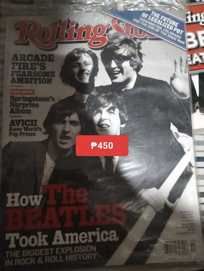 Newsweek featuring Beatles magazine (Category: Magazines) located in Manila. Submitted by jhenaloymerchandise (Listing ID 1433420905, Image 3). Description: Newsweek George Harrison = ₱450 Newsweek Beatles = ₱450 how the beatles took America = ₱450.