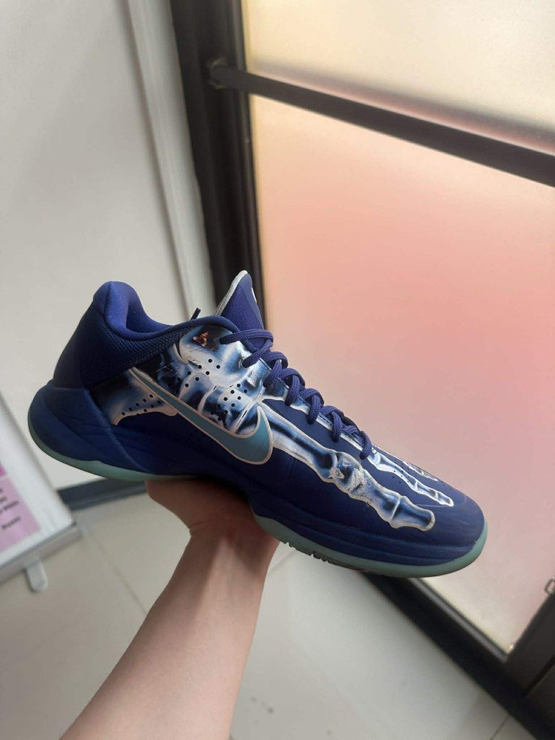 Nike Zoom KD 5 Xray (Category: Sneakers) located in Quezon City. Submitted by ccasndra (Listing ID 1433448701, Image 1). Description: - Nike Zoom KD 5 Halloween edition - Blue colorway - Skeleton design on the side - Blue swoosh and laces - Light blue sole - Shoes held in hand Legit Pair Kobe 5 X-Ray 10,000 (NEGOTIABLE) Open for lalamove Meetup Loc: SM NORTH/GATEWAY MALL Size 9.5 used few times repbox.
