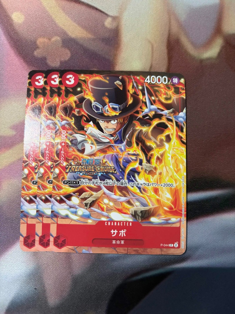One Piece Card Game -Sabo Promo, Hobbies & Toys, Toys & Games on Carousell