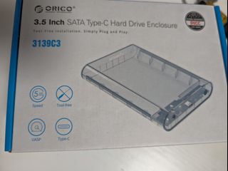 ORICO 3.5 Inch SATA Type-C Hard Drive Enclosure 3139C3