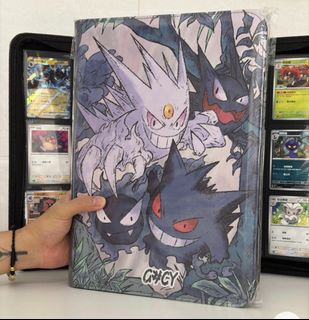 Pokemon Card Binder - Gengar Design, Hobbies & Toys, Toys & Games on  Carousell