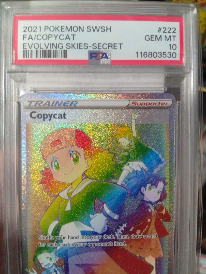 Pokemon Copycat Secret Rare PSA 10, Hobbies & Toys, Toys & Games on ...