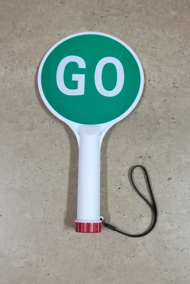 Reflective Stop and Go Reversible Handheld Traffic Sign (Category: Industrial Equipment) located in Manila. Submitted by townlites (Listing ID 1433419929, Image 3). Description: This hand-held STOP / GO Sign Paddle uses effective messages or images for traffic and pedestrian safety concerns. Red color for STOP Green color for GO Back to Back/ Reversible Front - Go, Back - Stop Reflectorized Size: 34cm x 18cm Heavy duty Quality product.