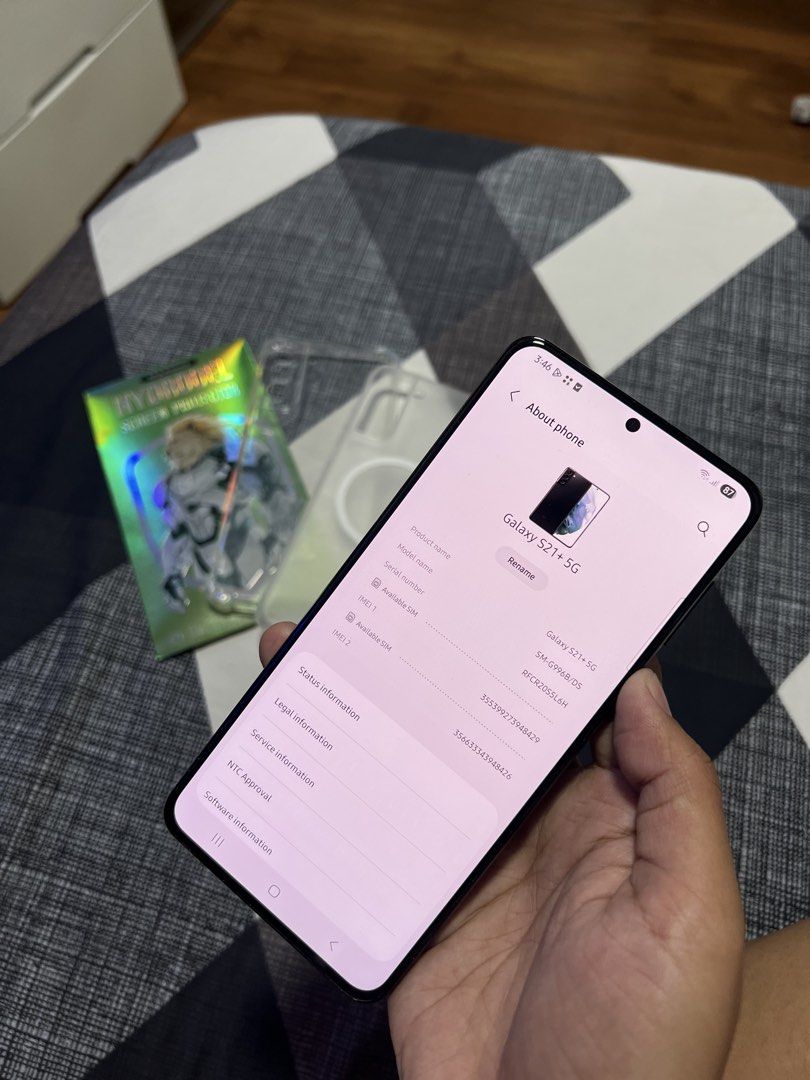 Samsung Galaxy S21+ 5g 256GB (Category: Samsung) located in Caloocan City. Submitted by wenalyn08o02463 (Listing ID 1433568432, Image 2). Description: FOR SALE 🥰❤️‍🔥 SAMSUNG GALAXY S21+ 5g 256GB ✅FLAGSHIP PHONE 💯 ✅ Color: Black ✅ Storage: 256GB ✅ Openline | Ready ✅ Touchable screen and fully functional ✅ Condition: Smooth Performance ⚠️ Issue : Slightly Amoled burn ALL WORKING.✔️ Gagamitin na mo na lang 🤭 FREE CORD AND CASE 💰 Price: ₱ 11,999