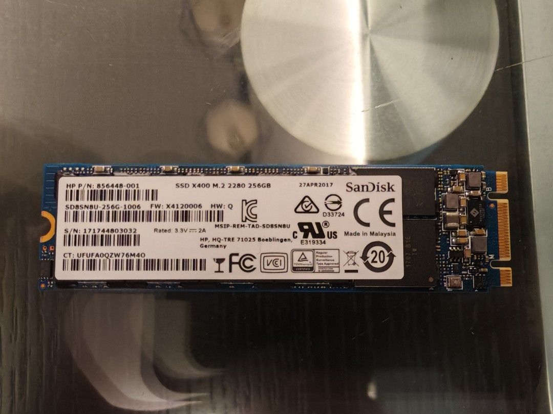 SanDisk X400 M.2 2280 256GB SSD