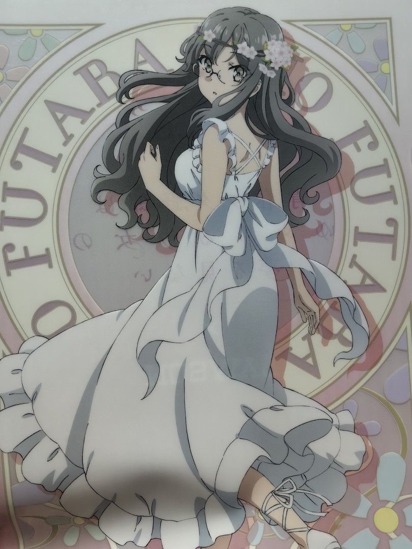 Seishun Buta Yarou Clear File Set 50each (Category: Art & Prints) located in Rizal. Submitted by gkstcenit (Listing ID 1433489934, Image 3). Description: - Seishun Buta Yarou clear files. 5pcs 200 - Features characters in white dresses. - Each file has a floral background. - Perfect for collectors and fans..