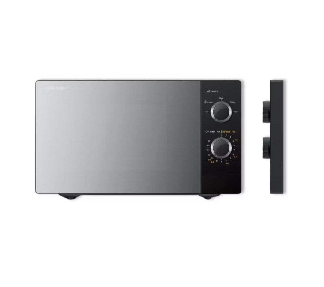 Sharp Microwave Oven 20L Solo Mechanical (Glass Mirror Door) (Category: Other Kitchen Appliances) located in Taguig. Submitted by declutter_mnl__ (Listing ID 1433478687, Image 1). Description: Original Price: 4,498 See photos for more details. RFS: Bought March 2026, will buy a bigger one. Almost brand new. Ilang beses lang nagamit. .
