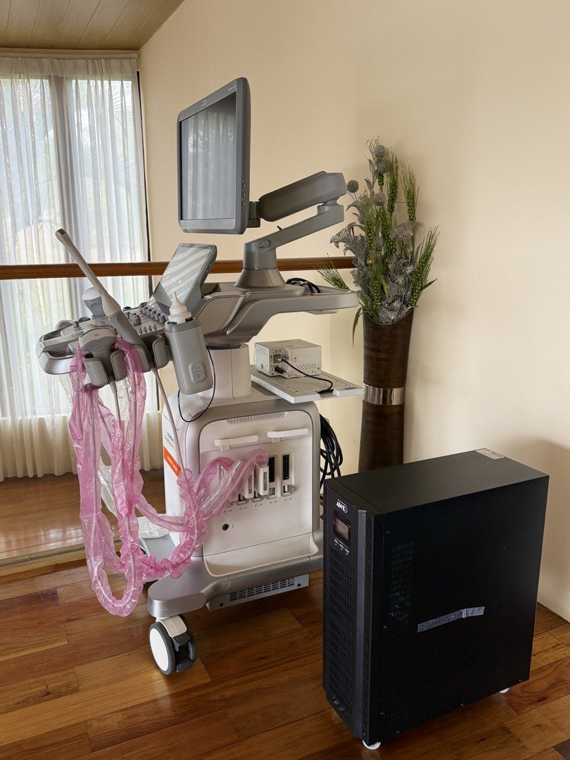 Siemens Acuson Juniper Ultrasound Machine with 3D/4D Transducer (Category: Maternity Care) located in Marikina City. Submitted by brodiaj (Listing ID 1433411161, Image 3). Description: Lightly used and well-maintained premium ultrasound system. Personally owned and primarily used by a licensed OB-GYN doctor for scheduled home-service appointments only. The unit was not used in a hospital or diagnostic clinic, resulting in relatively light usage. 