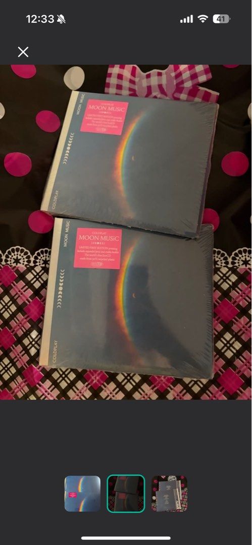 Signed Moon Music CD Coldplay (Category: CDs & DVDs) located in Manila. Submitted by stefandraboutique (Listing ID 1433561897, Image 1). Description: - Signed Coldplay "Moon Music" CD - Limited Fruit Edition - Still sealed - Perfect for collectors.