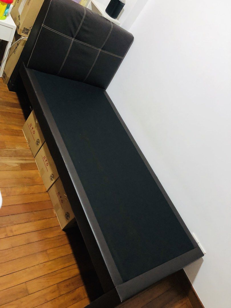Single Bed Frame with Headboard