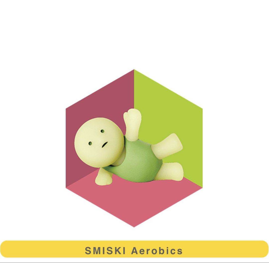 Smiski Exercising Series Aerobics Figurine (Category: Designer & Blind Box Toys) located in Singapore. Submitted by pinkstatement.store (Listing ID 1433485833, Image 2). Description: - Only open to take a look, still have foil and box - Smiski Exercising Series figurine - Aerobics pose - Adorable collectible - Perfect for display 💕 willing to trade with other design of exercising series.