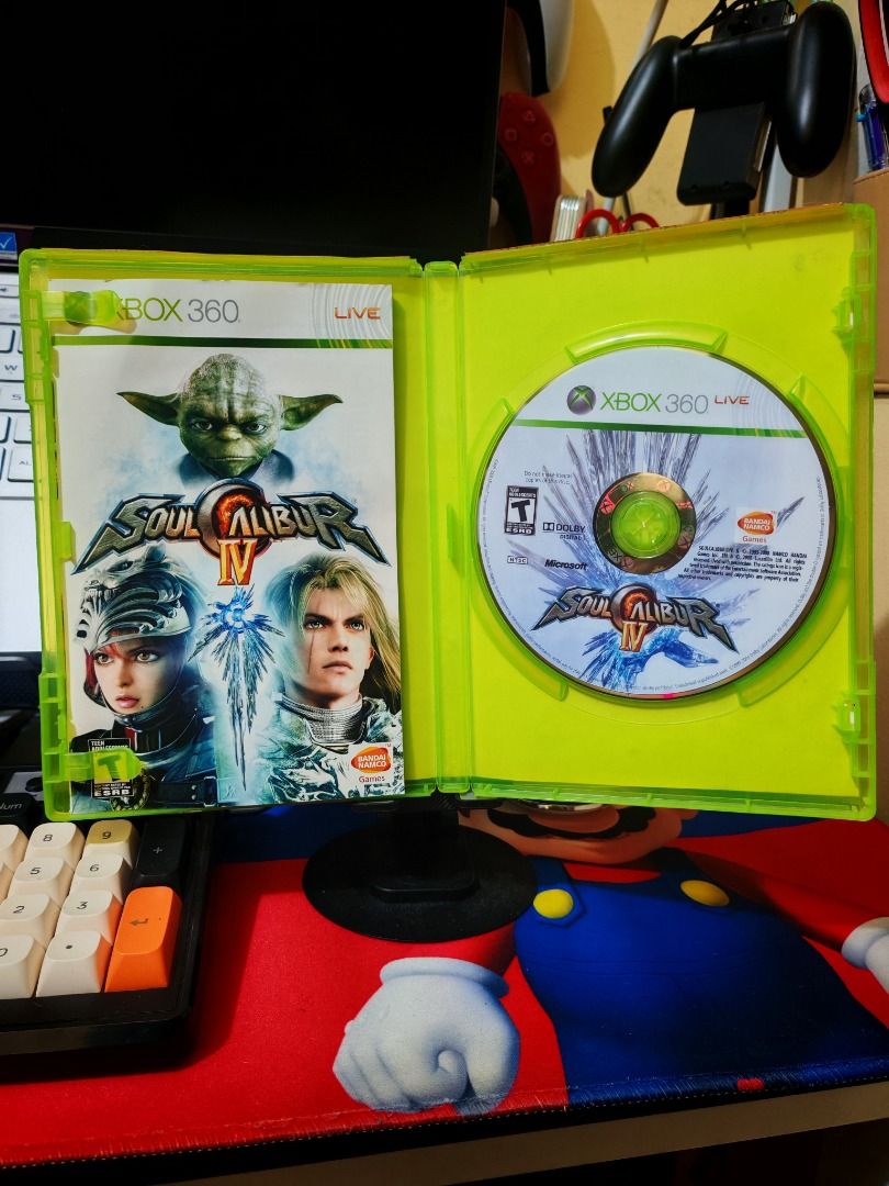 SOUL CALIBUR IV XBOX 360 (Category: Xbox) located in Santa Rosa. Submitted by tristanmunoz (Listing ID 1433431935, Image 3). Description: FOR SALE!!! Php 600 SOUL CALIBUR 4 XBOX360 BANDAI NAMCO GAMES NTSC CIB 100% Authentic Tested working condition Can do video calls Warranty: 24 hours testing warranty, will do change/return if item are proven damaged (will be void if defect is caused by accident, misuse, negligence, including tampering). Return 