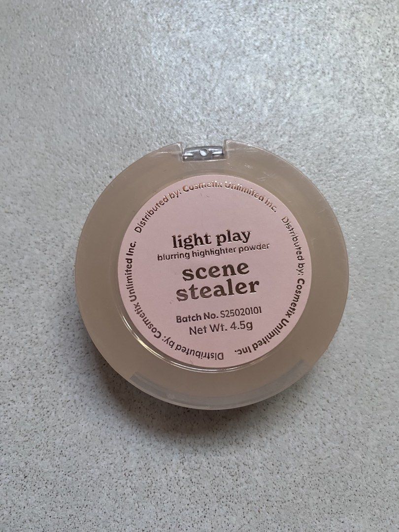 Squad Cosmetics Blurring Highlighter in Scene Stealer (Category: Makeup) located in Las Pinas. Submitted by beautystash28 (Listing ID 1433459253, Image 2). Description: Swatch lang po ito Every Saturday to Sunday morning po ang pick up .