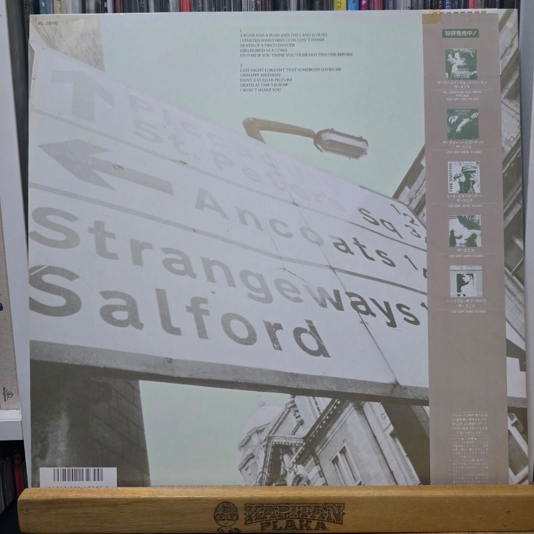 The Smiths-Strangeways,Here We Come (Category: Vinyls) located in Taguig. Submitted by Kapitan_Plaka (Listing ID 1433542085, Image 2). Description: Condition Cover: Excellent Media: Excellent Pressing: 1987 Japan.