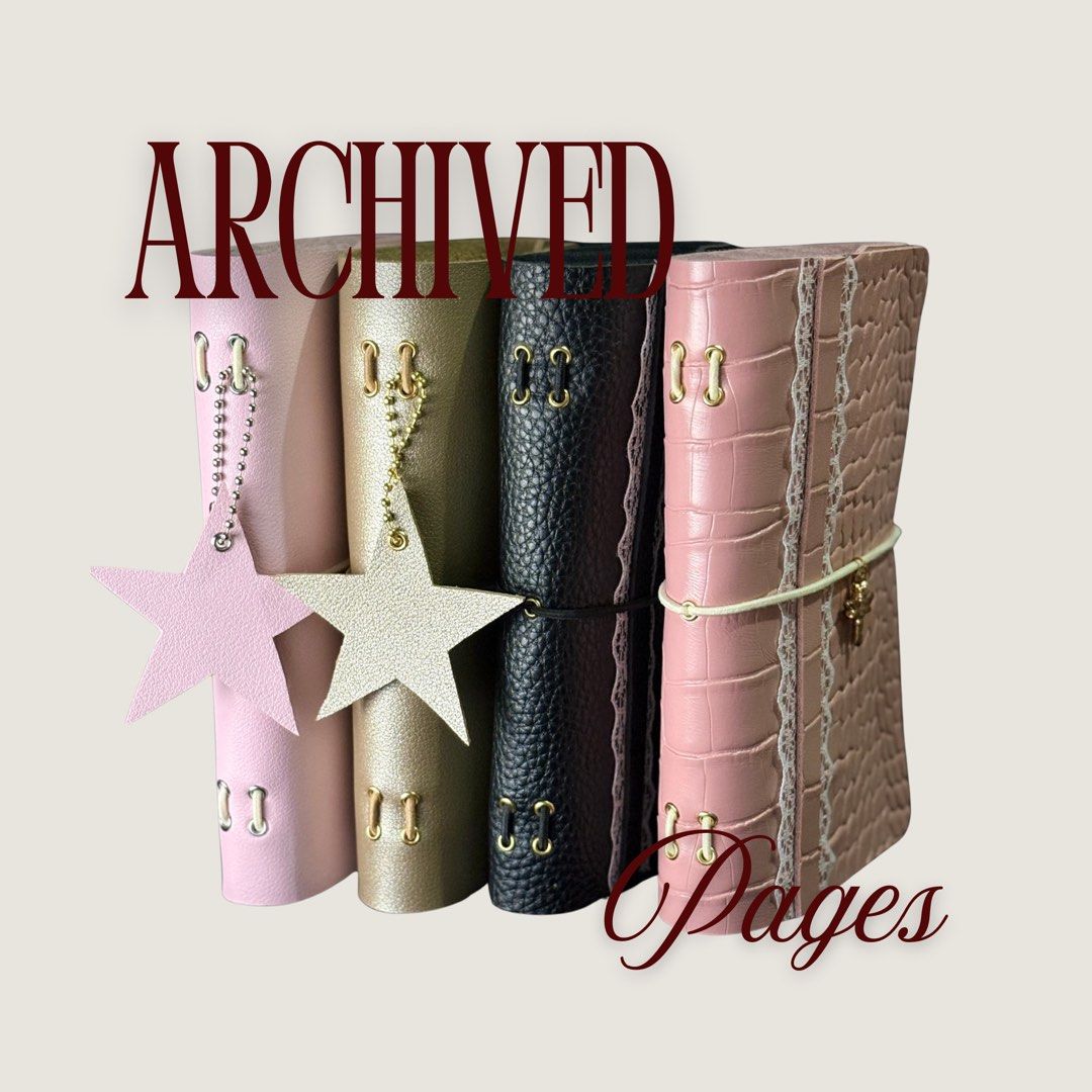Trifold Faux Leather Journal (Category: Stationery & School Supplies) located in Rizal. Submitted by archivedpages.ph (Listing ID 1433499982, Image 1). Description: Journal Folios — Pages That Remember Leather trifold journals available in various sizes and customizable styles. Please note that this is a customized pre-order item and production may take 5-10 days. Mode of Payment: Gcash and BDO Mode of Delivery: J&T Express and Lalamove.